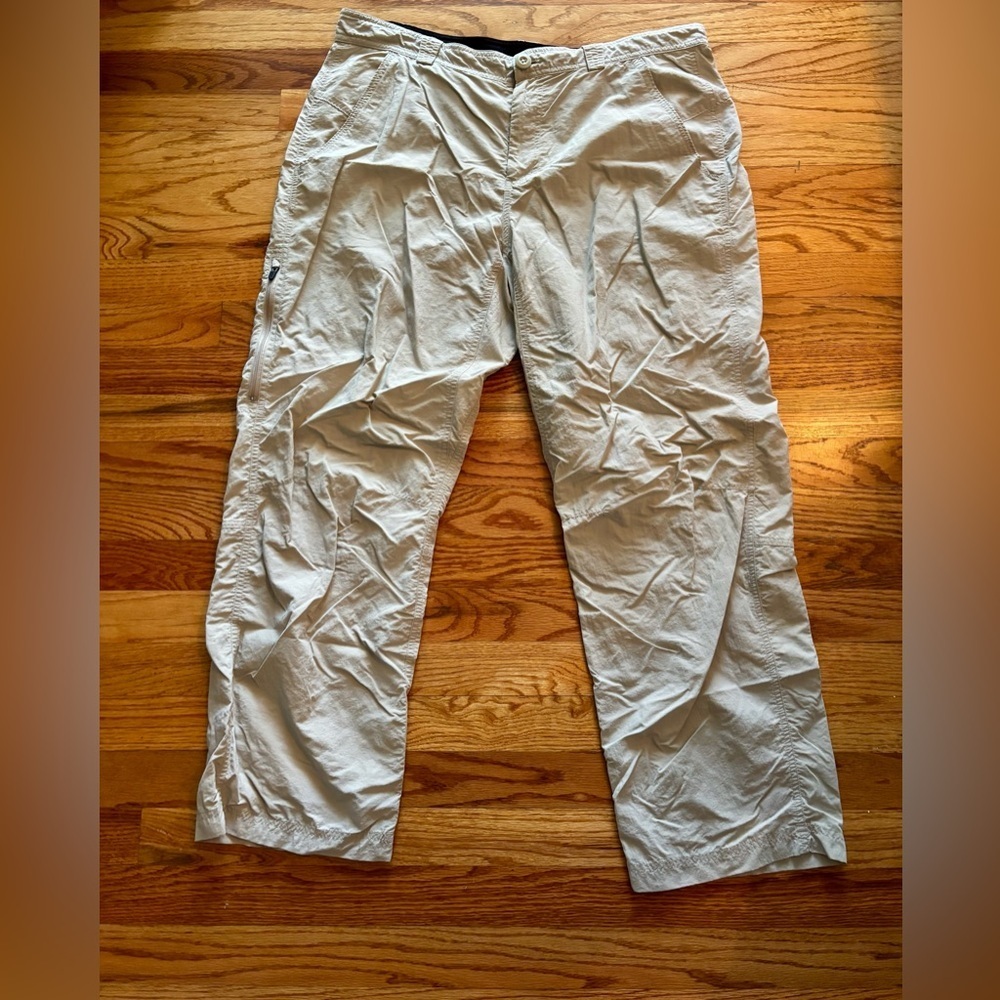 Eddie Bauer Men's Khaki Travex Tech Pants - 38 x 30